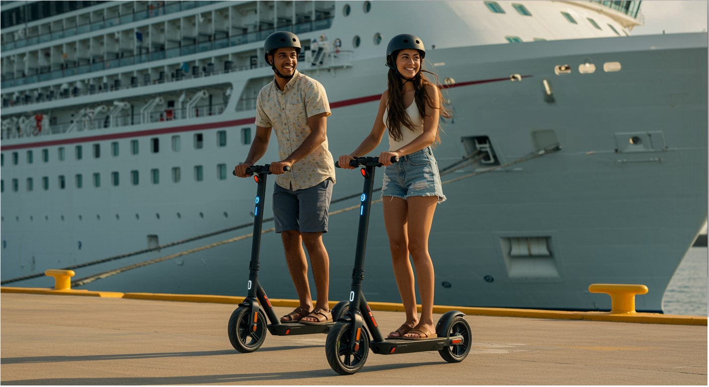 eScooti Electric Stand-Up Scooter rentals in St. Thomas USVI